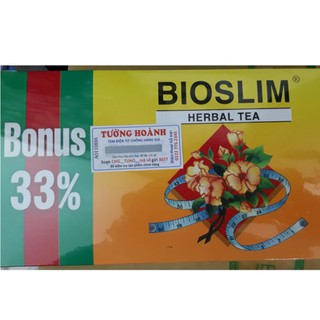 COMBO 2 HỘP TRÀ GIẢM CÂN BIOSLIM (BẢO TÚ LỆ )