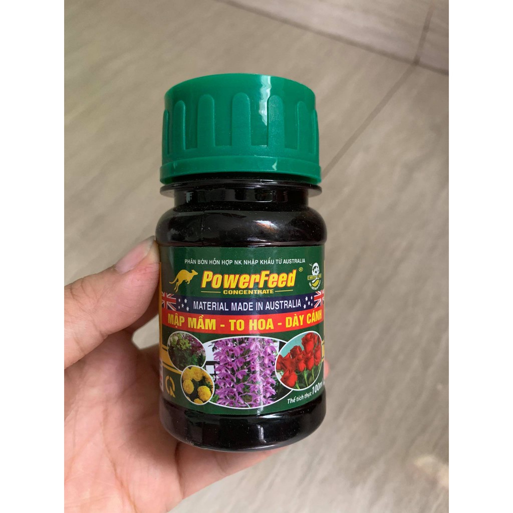 Phân cá không mùi Power Feed 100ml- Phân bón hữu cơ chiết xuất từ Cá Hồi