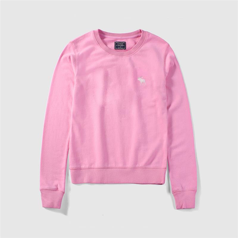 Áo Thun Cotton Tay Dài Cổ Tròn In Họa Tiết Abercrombie Fitch Thời Trang Cho Nữ