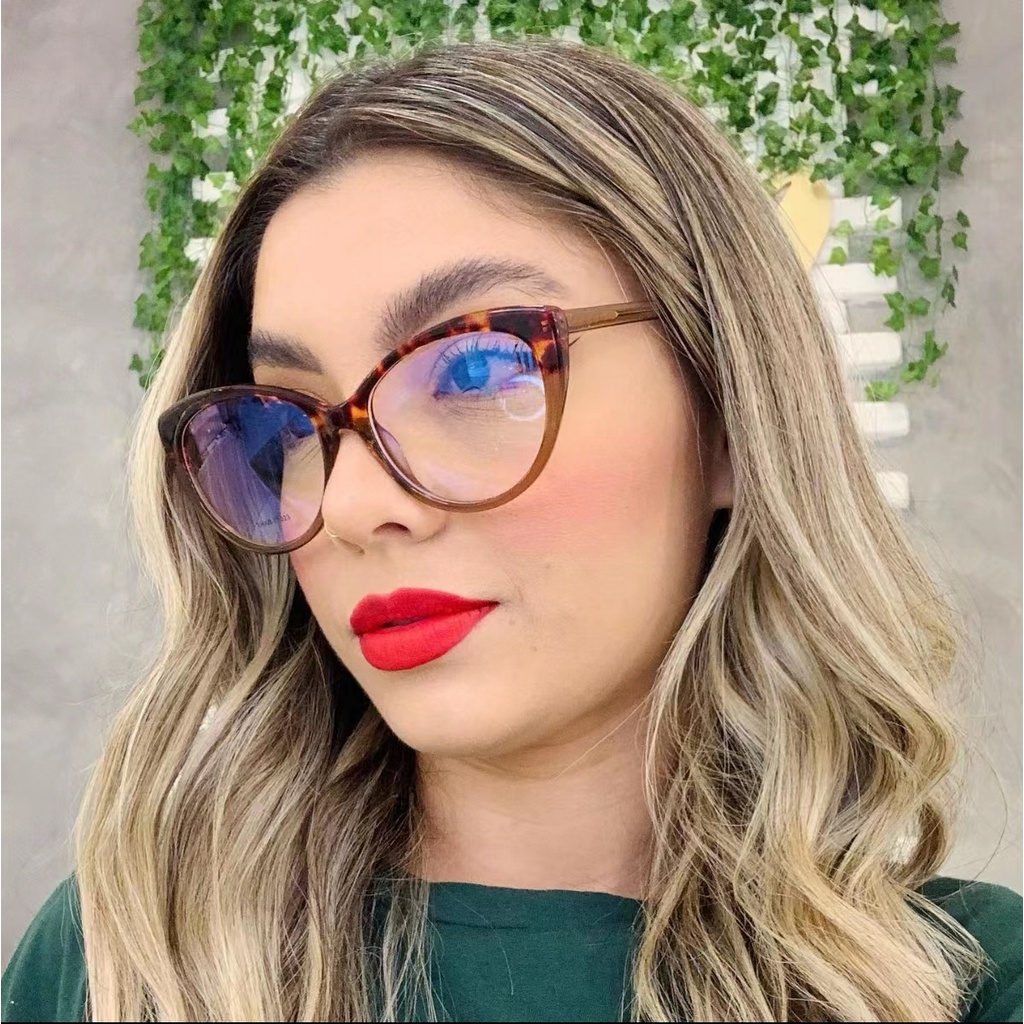 Mắt kính Samjune TR90 chống ánh sáng xanh thời trang dành cho nữ