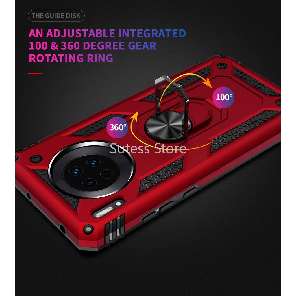 Ốp Điện Thoại Cứng Có Thanh Trượt Kiểu Quân Đội Cho Huawei Mate 20 Pro 20X 20 Lite 30 Pro Mate 40 Pro +