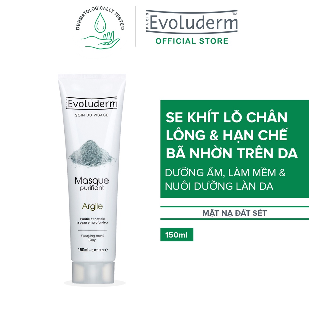 Mặt nạ Evoluderm Masque Purifiant Argile 150ml