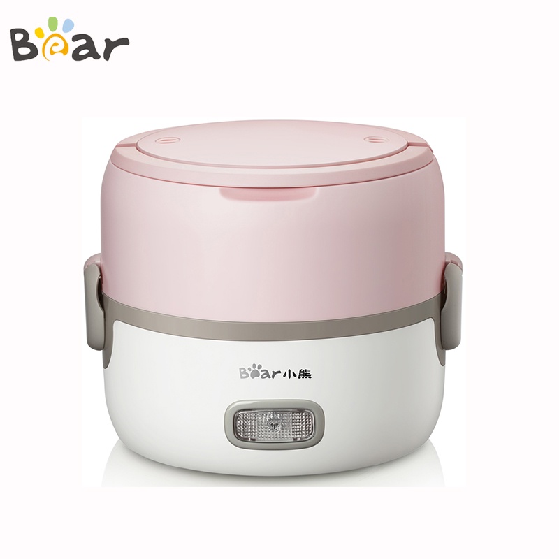 Hộp cơm di động BEAR DFH-B14S3 hâm nóng thức ăn 1.3L bằng thép không gỉ hai lớp