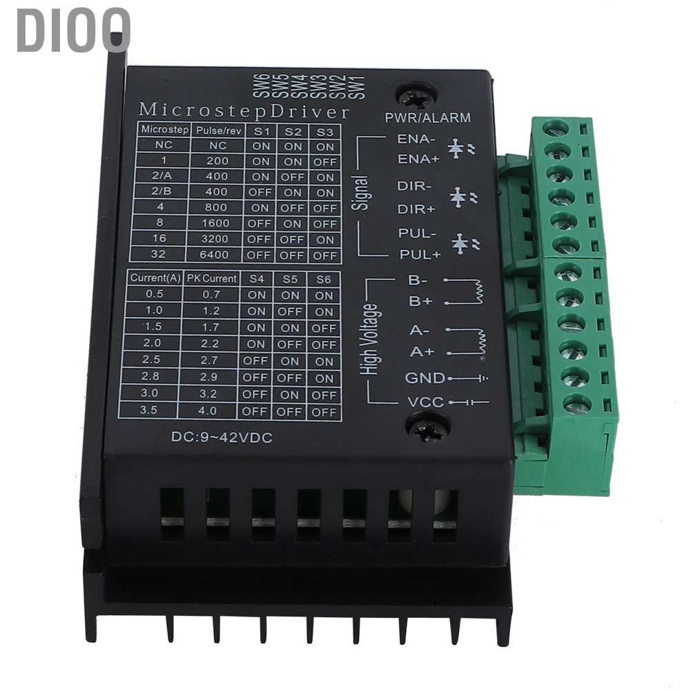 Dioo Micro Step Driver TB6600 CNC Controller Motor Encoder 3DPrinter Accessory 9-24V