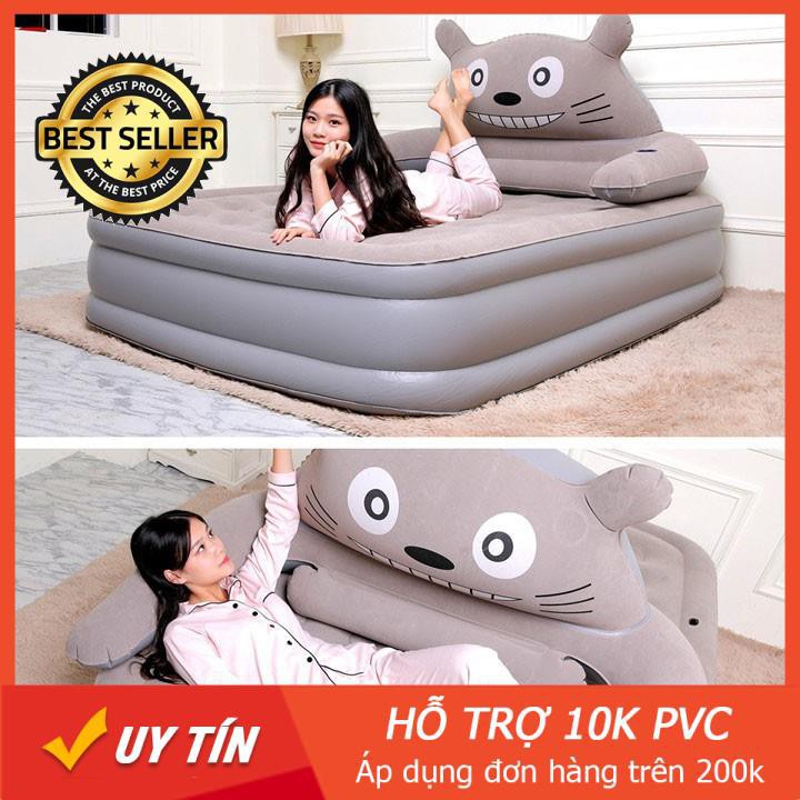 GIƯỜNG HƠI  CAO CẤP 1m2 x 2m (Tặng kèm bơm điện , gối và phụ kiện) .