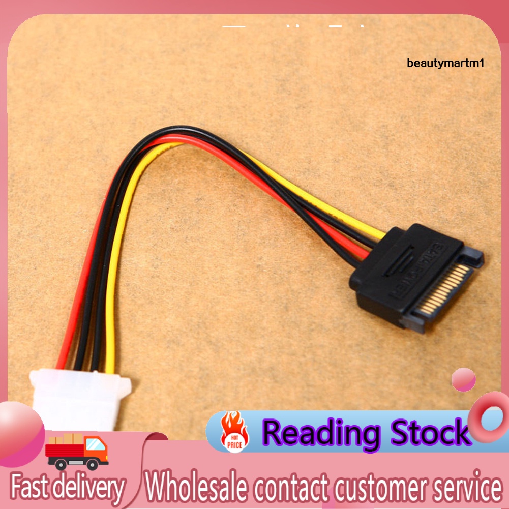 Dây Cáp Chuyển Đổi Nguồn Từ 4-pin Male Sang Ide Sata 15-pin Female