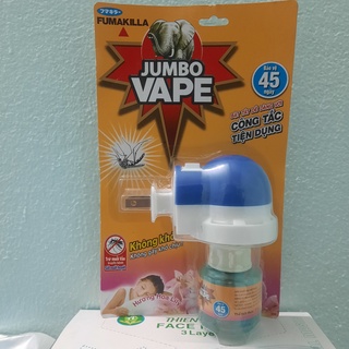Bộ xông đuỗi muỗi JUMBO hương hoa Lyli tươi mát 34ml an toàn, hiệu quả