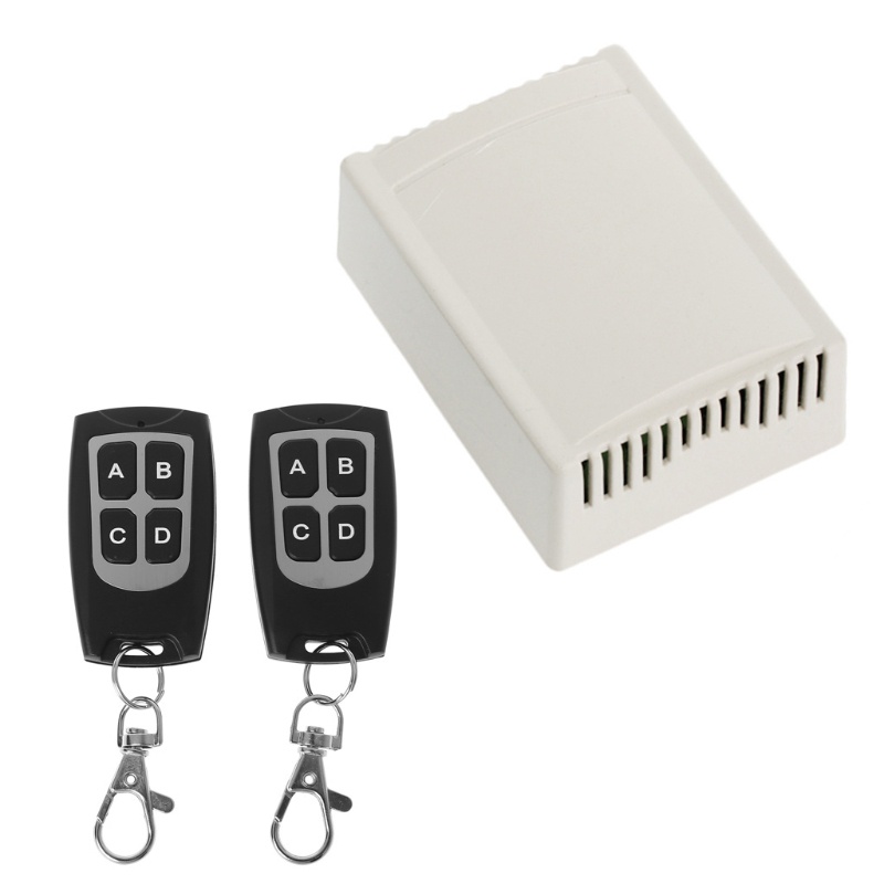 Mô Đun Nhận Tín Hiệu Không Dây 315Mhz DC14V 4CH + Bộ Phát Điều Khiển Từ Xa 4botton RF Cho Ga-Ra Xe Hơi
