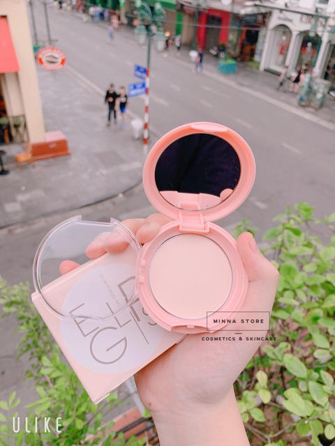 PHẤN PHỦ EGLIPS VỎ HỒNG GLOW POWDER PACT