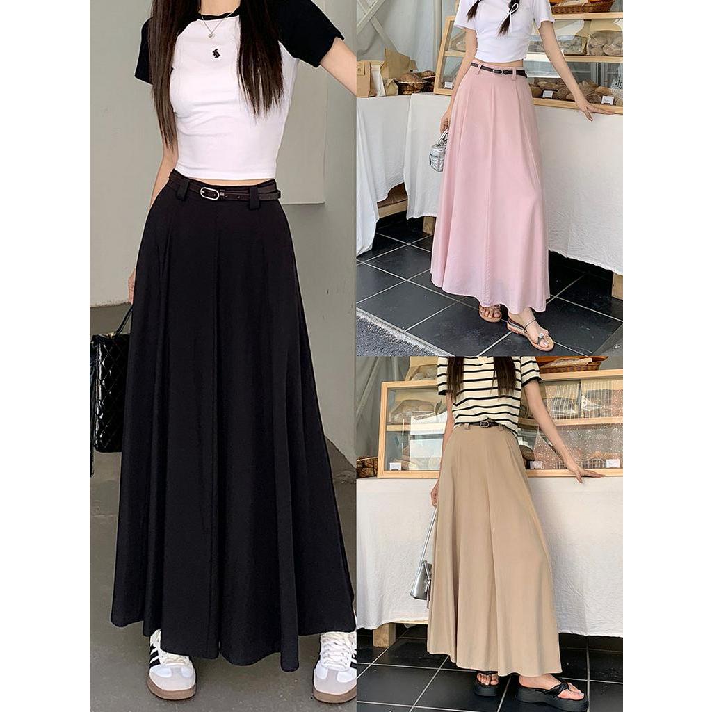 63923 Mùa Hè Phong Cách Mới Váy Chữ A Viền Lớn