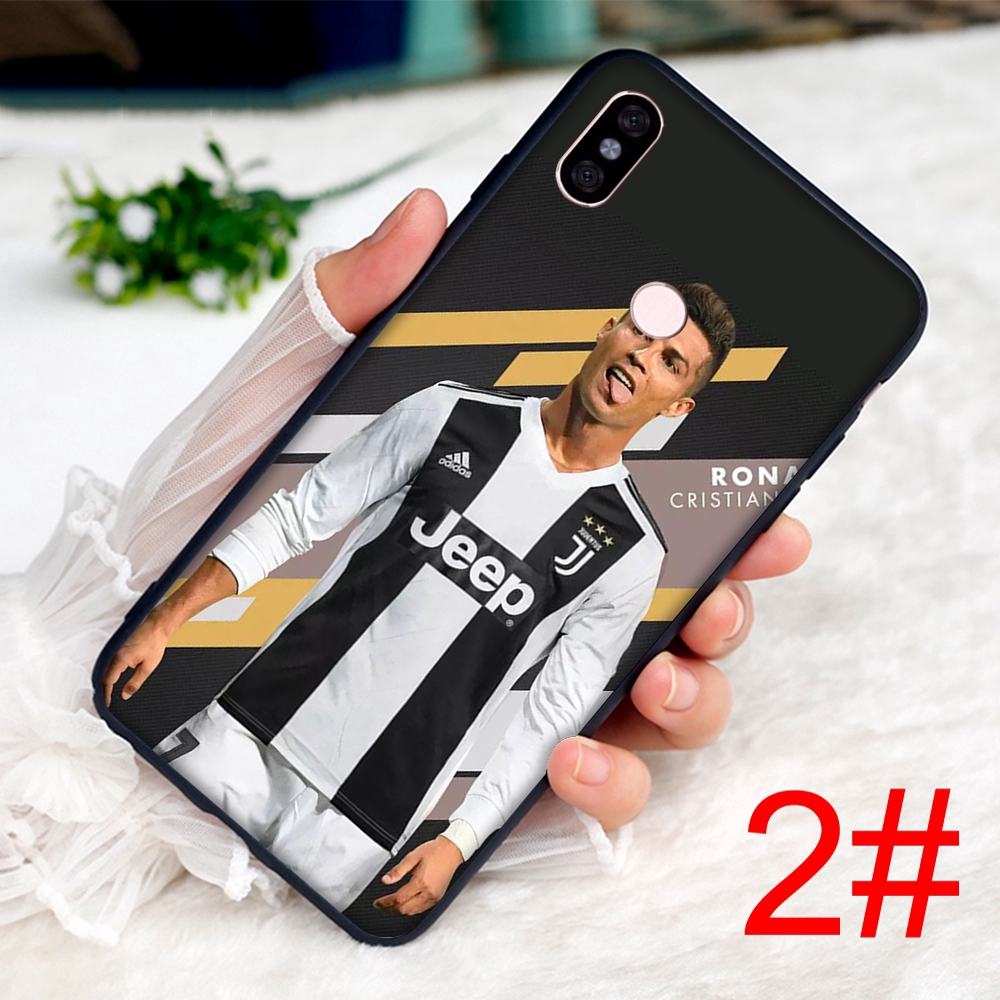 Ốp lưng hình cầu thủ bóng đá CR7 Ronaldo cho Xiaomi Redmi Note 5 Pro 5A Prime 5 Plus 4 4x