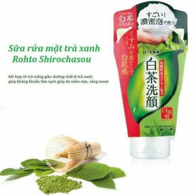 Sữa rửa mặt Trà xanh Nhật Bản