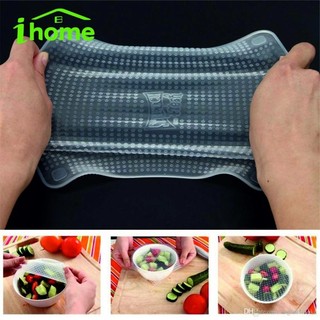 Bộ 4 miếng màng bọc thực phẩm Silicon cao cấp