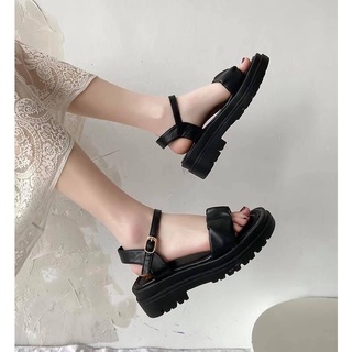 [XẢ KHO] Dép Sandal Nữ Đi Học Vintage, Dép Quai Hậu Đế Bằng Cao 4cm