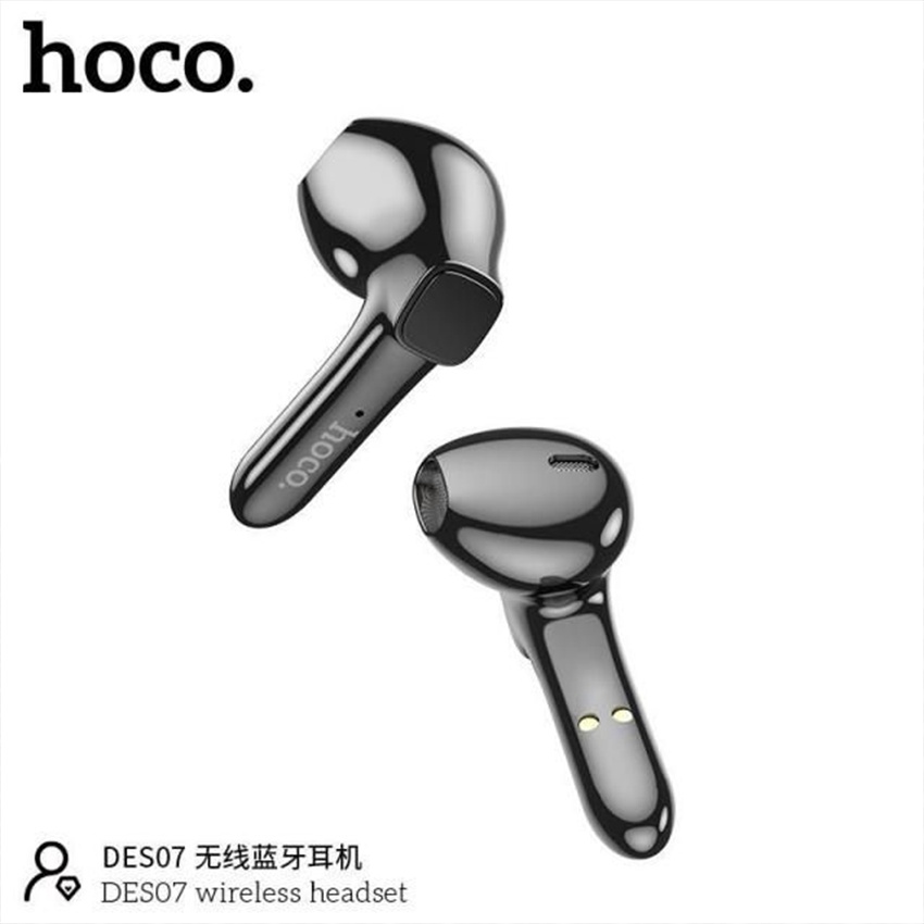 Tai Nghe Bluetooth nhét tai Hoco DES07 chính hãng kết nối chuẩn TWS 5.1 Cảm Biến hỗ trợ sạc không dây bảo hành 12 THÁNG