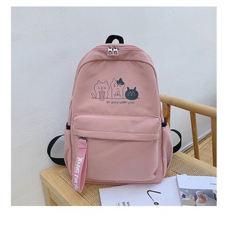 [Giảm 50%] BALO VẢI - 3 con mèo