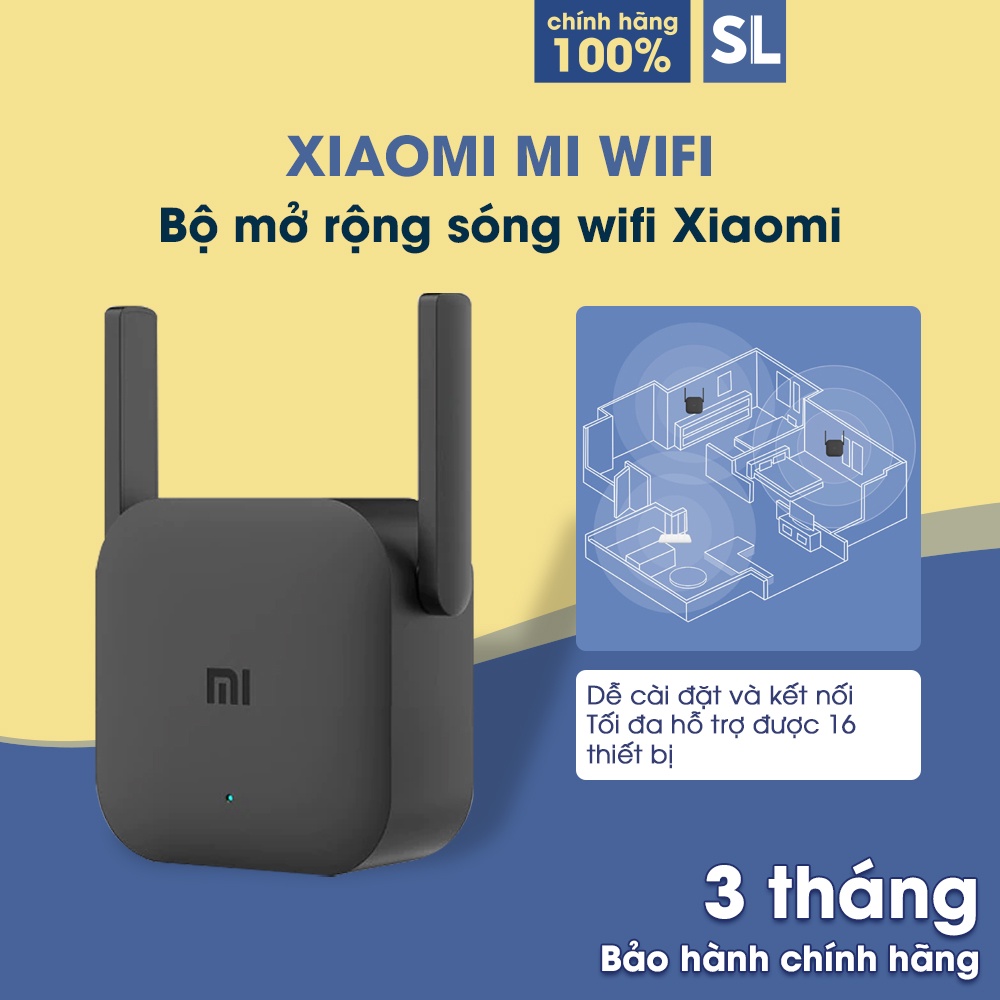 Thiết bị kích sóng wifi Xiaomi Repeater Pro bộ kích sóng wifi Thiết bị kích sóng mở rộng vùng phủ sóng