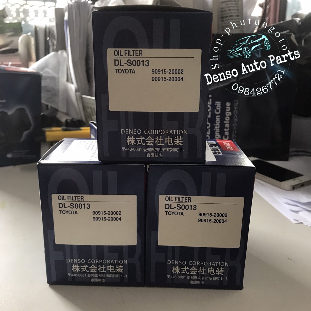 Lọc dầu Innova, Fortuner, Land, Hiace 2.7 chính hãng denso DENSO DL-S0013