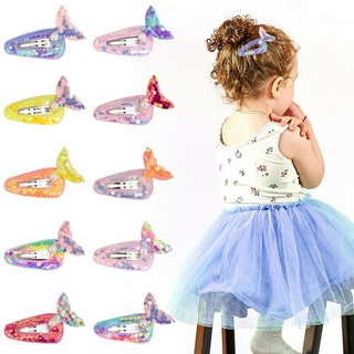 Kẹp tóc đính sequin lấp lánh thời trang cho bé gái