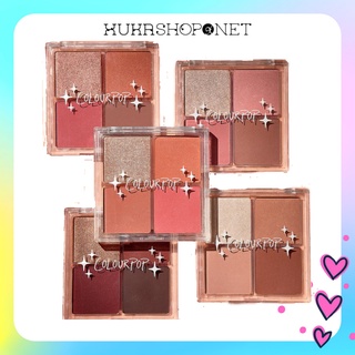 Bảng má hồng Colourpop Cheek Palette 4 ô màu trang điểm tự nhiên, bám lâu chính hãng