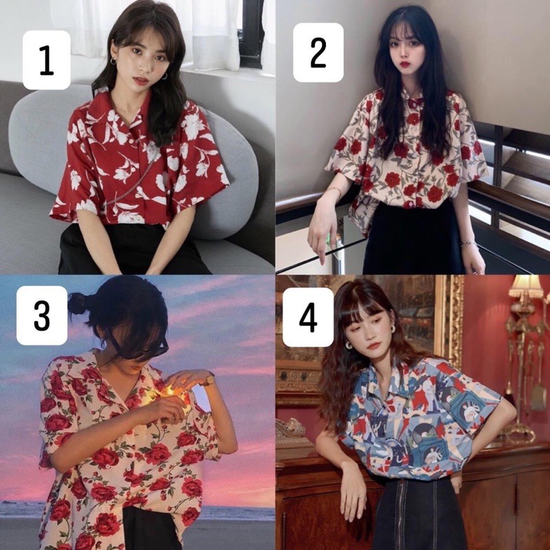 ÁO SƠ MI HOẠ TIẾT