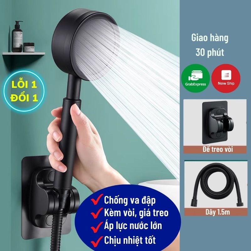 Vòi Hoa Sen Vòi Sen Tăng Áp Lực Nước Mạnh Inox Không Gỉ Cao Cấp Moda.H