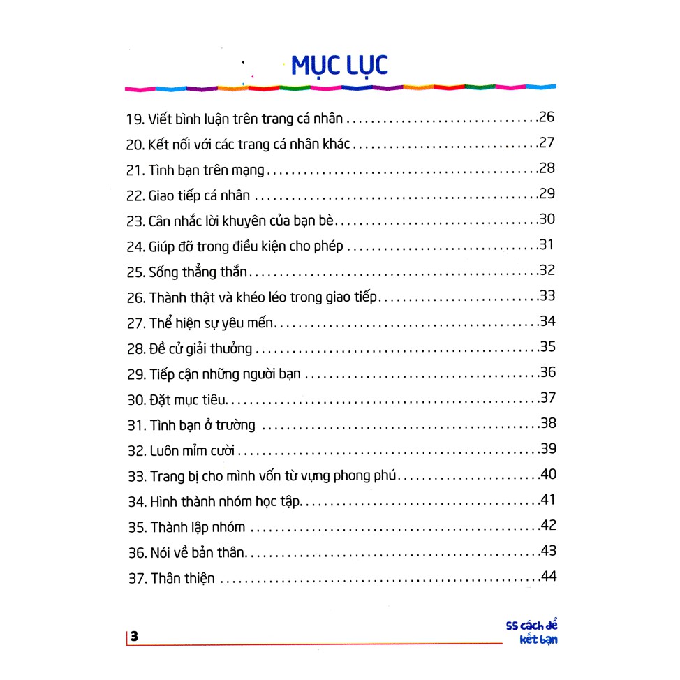 Sách: 55 Cách Để Kết Bạn - 55 Way To Make Friend