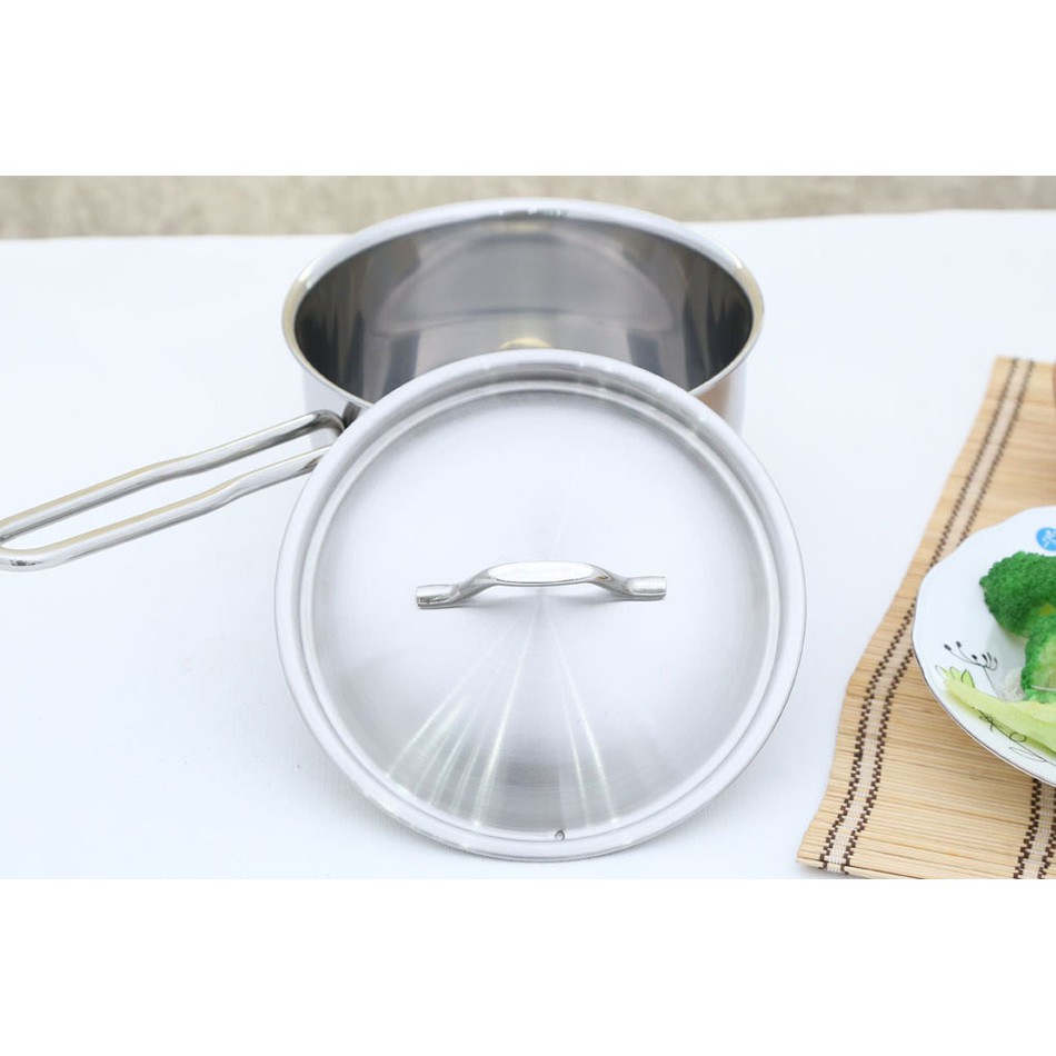 Nồi Quánh Inox 3 đáy Fivestar 18cm/ 20cm/ 24cm nắp inox dùng cho bếp từ