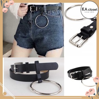 🆕 Thắt lưng khuyên vuông KA Closet chất liệu da, dài 108cm