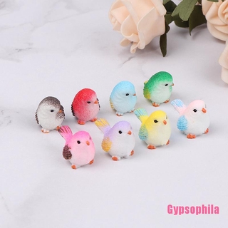 Mô hình chim giả mini trang trí sân vườn