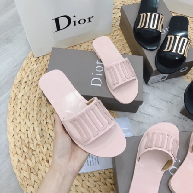 Dép cd quai ngang tag chữ spsl fullbox bill túi giấy