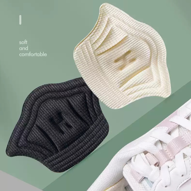 Set 2 Miếng Dán Gót Giày Thể Thao Giảm Đau Chống Mòn Bảo Vệ Lưng