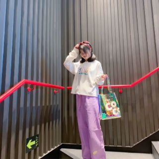 Quần kaki tím