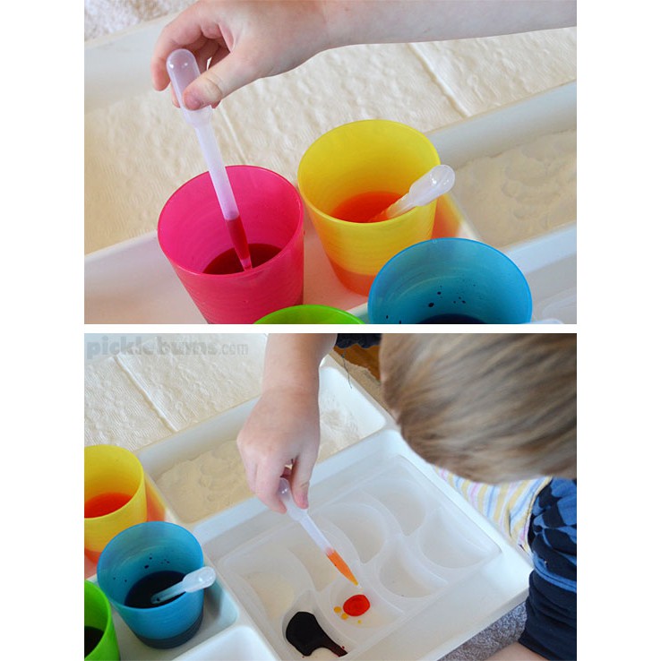 Miếng nhỏ nước luyện vận động tinh cho bé nhiều hình ngộ nghĩnh - TẶNG NGAY ống hút nhỏ nước