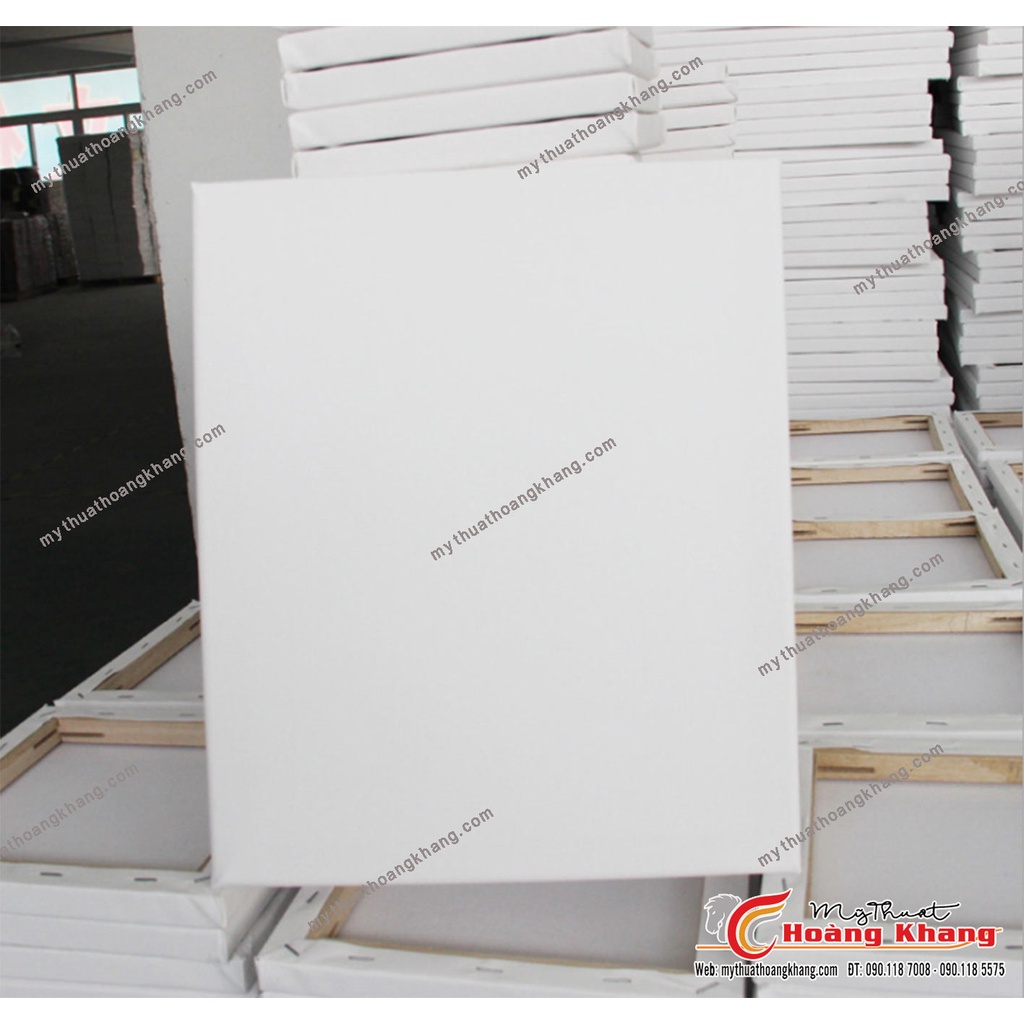 Vải Vẽ Tranh Sơn Dầu , Sơn Axilic , Màu Nước Căng sẵn lên khung , Tặng Kèm Móc Treo Tranh
