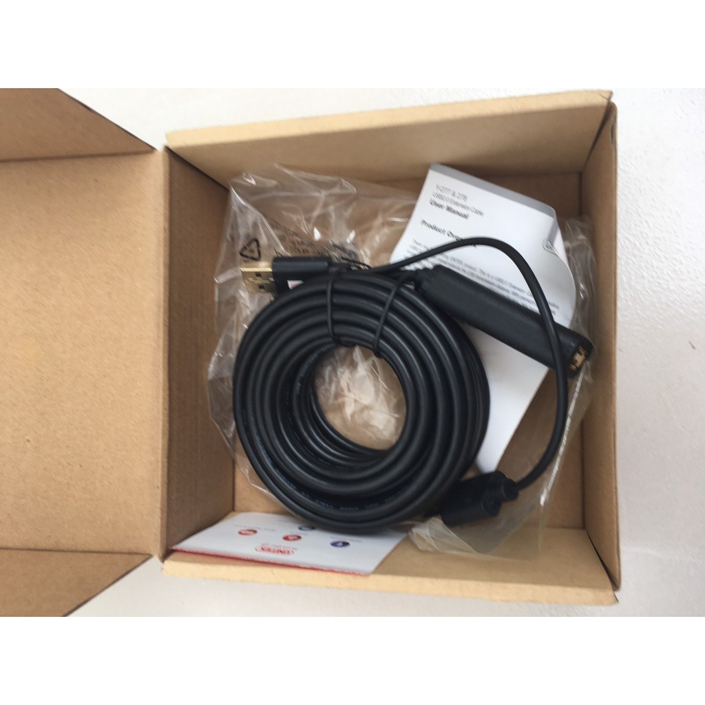 Cáp nối dài USB 5m Unitek Y-277 chuẩn 2.0 480Mbps có nguồn phụ - Hãng phân phối