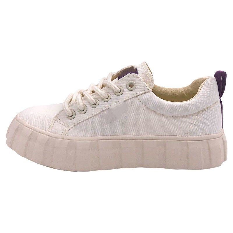 Giày thể thao canvas đế dày phong cách mùa thu 2021 mới năng động cho nữ