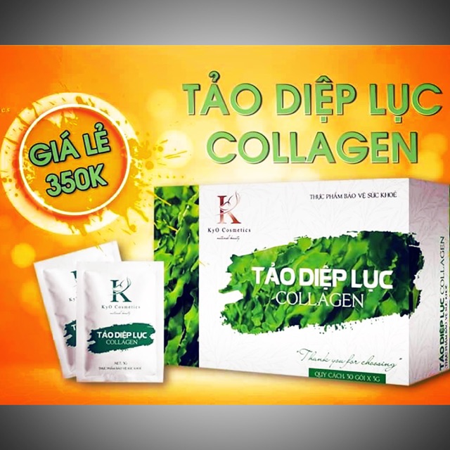 Tảo Diệp Lục Collagen