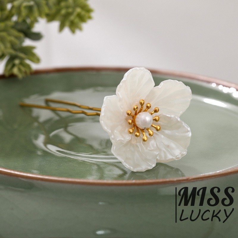 Set 3 Kẹp Tóc Hình Hoa Xinh Xắn Dành Cho Nữ