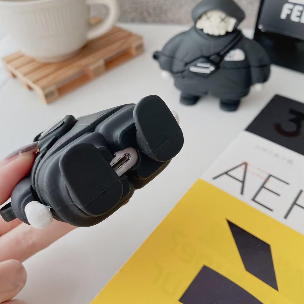 Hoạt Hình Vỏ Bảo Vệ Hộp Đựng Tai Nghe Airpods Hình Sesame Street Đáng Yêu Kèm Móc | BigBuy360 - bigbuy360.vn