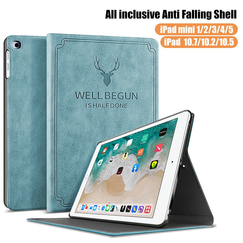 Bao da máy tính bảng cổ điển sang trọng nắp gập thông minh cho iphone 2 3 4 5 6 7 ipad air 1 2 mini 5 4 3 2 1 | BigBuy360 - bigbuy360.vn