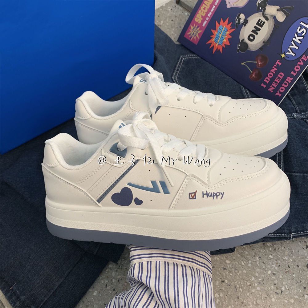 Giày Thể Thao Đế Dày Hở Ngón Màu Trắng Thời Trang Mùa Xuân Mới 2022 Cho Nữ