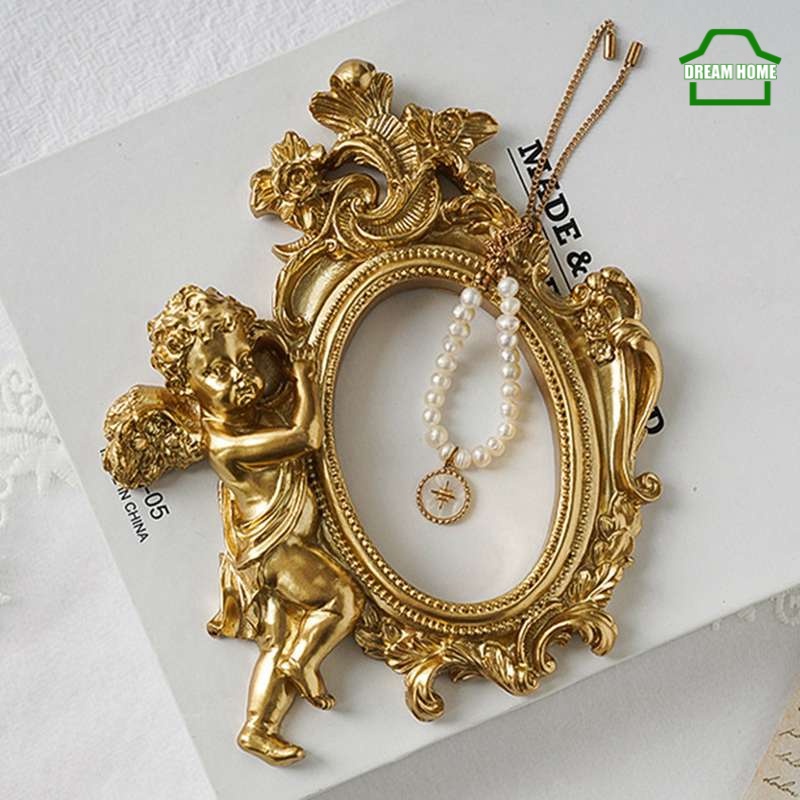Khung Ảnh Trang Trí Màu Vàng Đồng Phong Cách Cổ Điển Trang Trí Nhà Cửa Và Làm Đạo Cụ Chụp Ảnh
