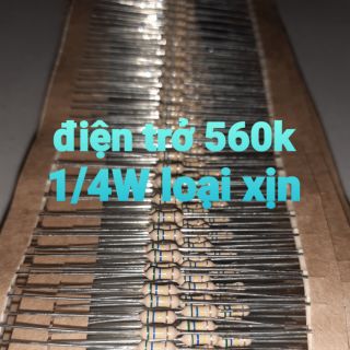 50 điện trở 560k 1/4w loại xịn