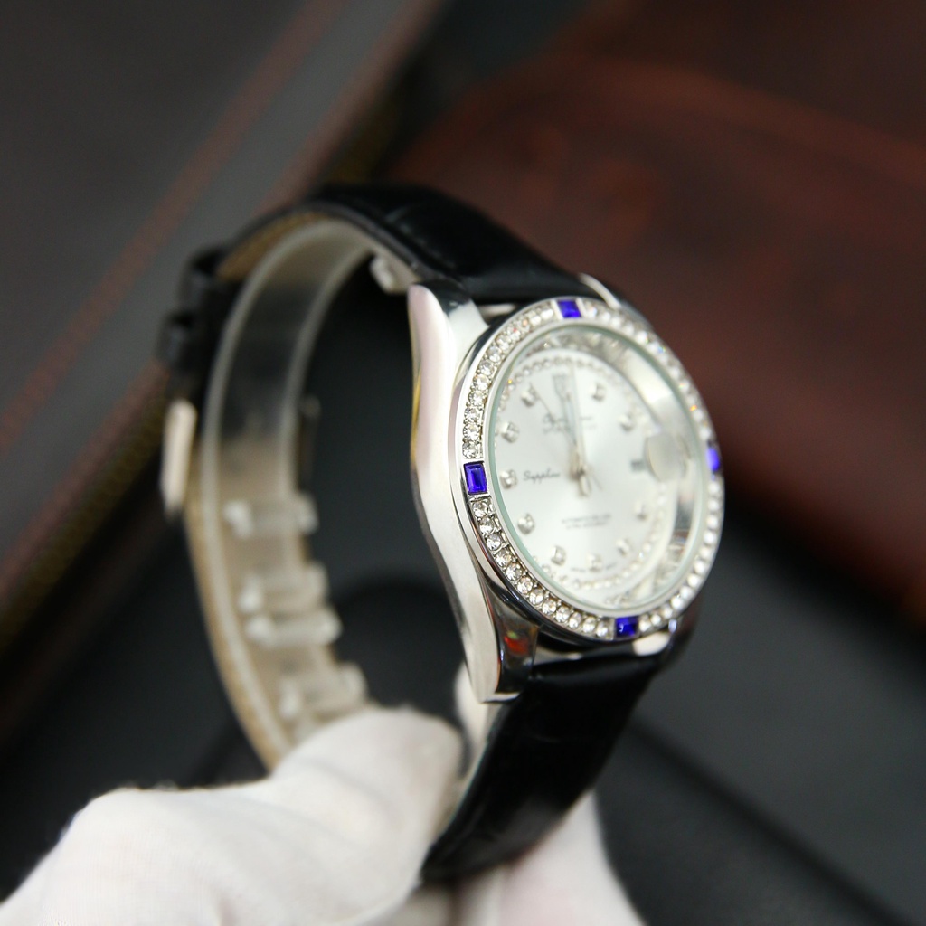 Đồng Hồ - Đồng Hồ Nam Olym Pianus - Dây Da Cao Cấp - Máy Pin Kim Trôi - Đính Đá Sang Trọng - Bảo Hành 12 Tháng | BigBuy360 - bigbuy360.vn