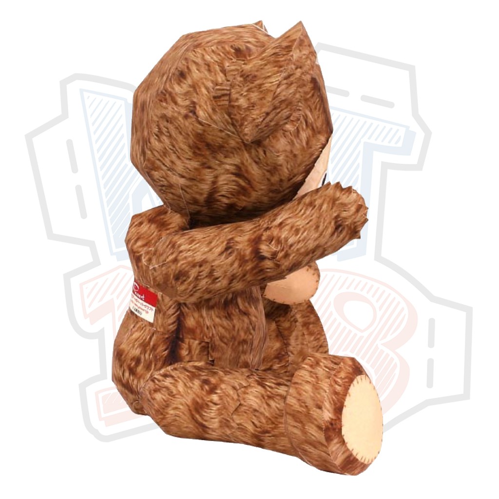 Mô hình giấy đồ chơi Gấu bông Teddy