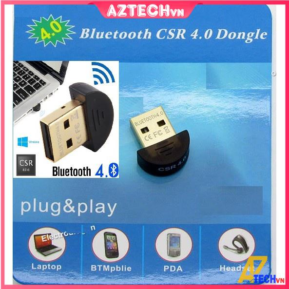 [Giá Sinh Viên] USB phát Bluetooth CSR 4.0 Dongle Cho PC Laptop
