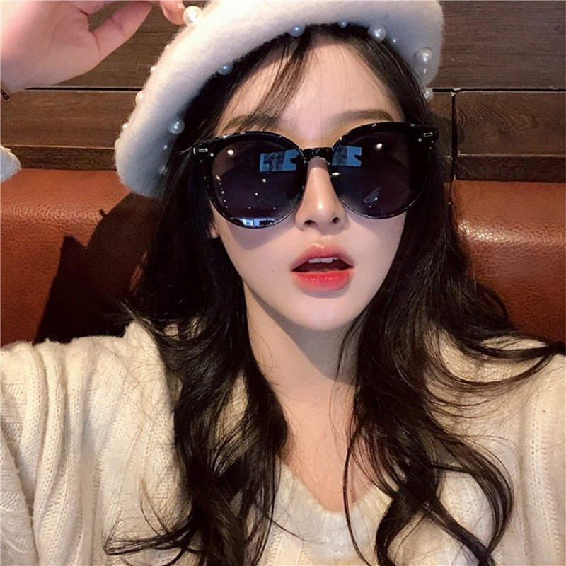 Kính mát thời trang nữ chống tia UV mắt vuông phong cách Ulzzang đẹp sang trọng HANASO 003