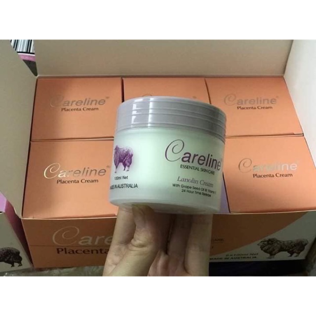 Kem nhau thai cừu careline Lanolin Cream tím