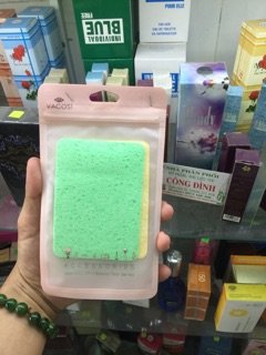 Bông rửa mặt Vacosi ( 2 miếng)